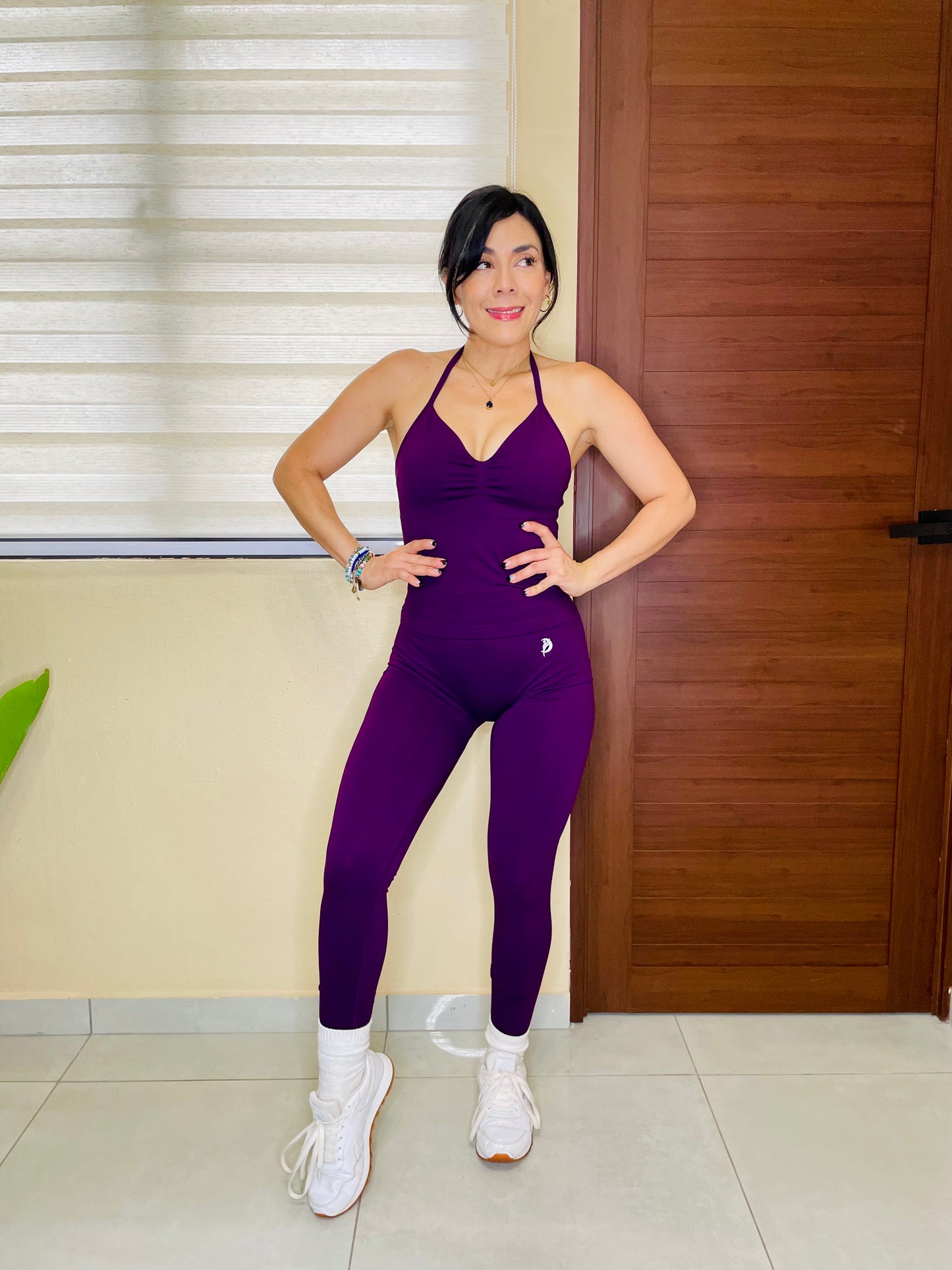 Dark Orchid Purple Leggings