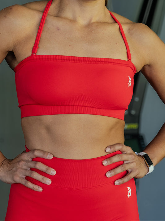 Red Amapola Multiway Bandeau